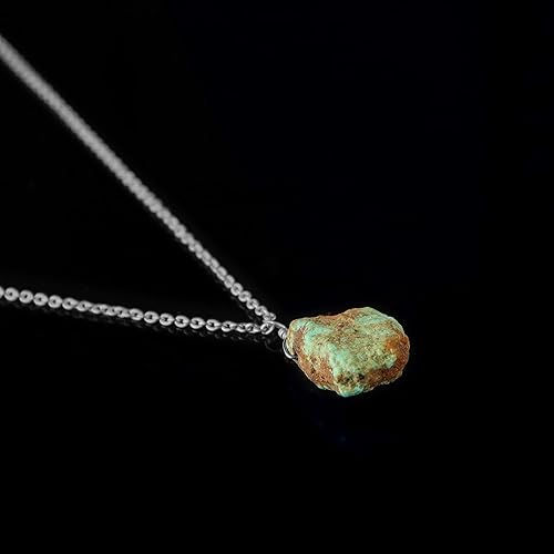 Miniatura 31 de Raw Gemstone Necklace Birthstones 1 Silver