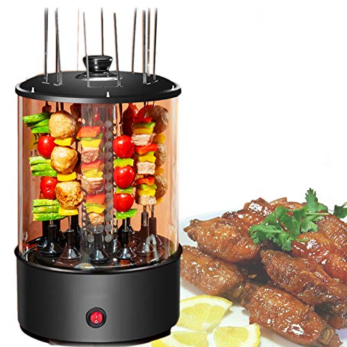 RJMOLU Electric Rotisserie Grill for Kebabs, Skewers and Roasts,Rotating Vertical Rotisserie Oven 1100W, for Home Use Infrared Roaster Oven - 12 Strings RJMOLU Electric Rotisserie Grill for Kebabs, Skewers and Roasts,Rotating Vertical Rotisserie Oven 1100W, for Home Use Infrared Roaster Oven - 12 Strings