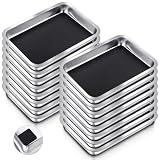 Conelist 16 Set 12.2 x 8.27 Inch Stainless Steel Dissection Pan with Wax and Rubber Nonslip Mat, Reusable...