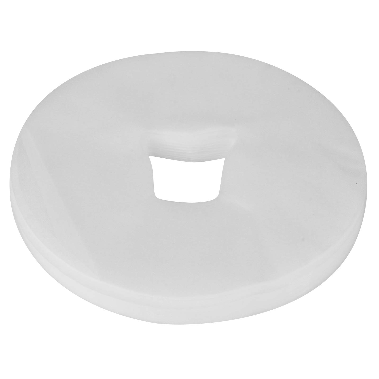 200 Piezas de Almohadilla de Masaje Facial, Cama de Masaje Desechable, Reposacabezas, Cubierta de Tela No Tejida para Mesa de Masaje, Almohada de Cama con Toalla de Orificio (redonda)