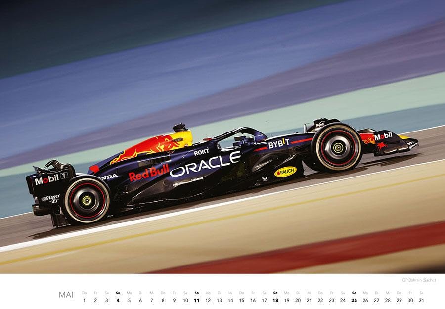 Faszination Formel 1 Kalender 2025: Wandkalender F1 Rennssport FIA Grand Prix Automobilsport