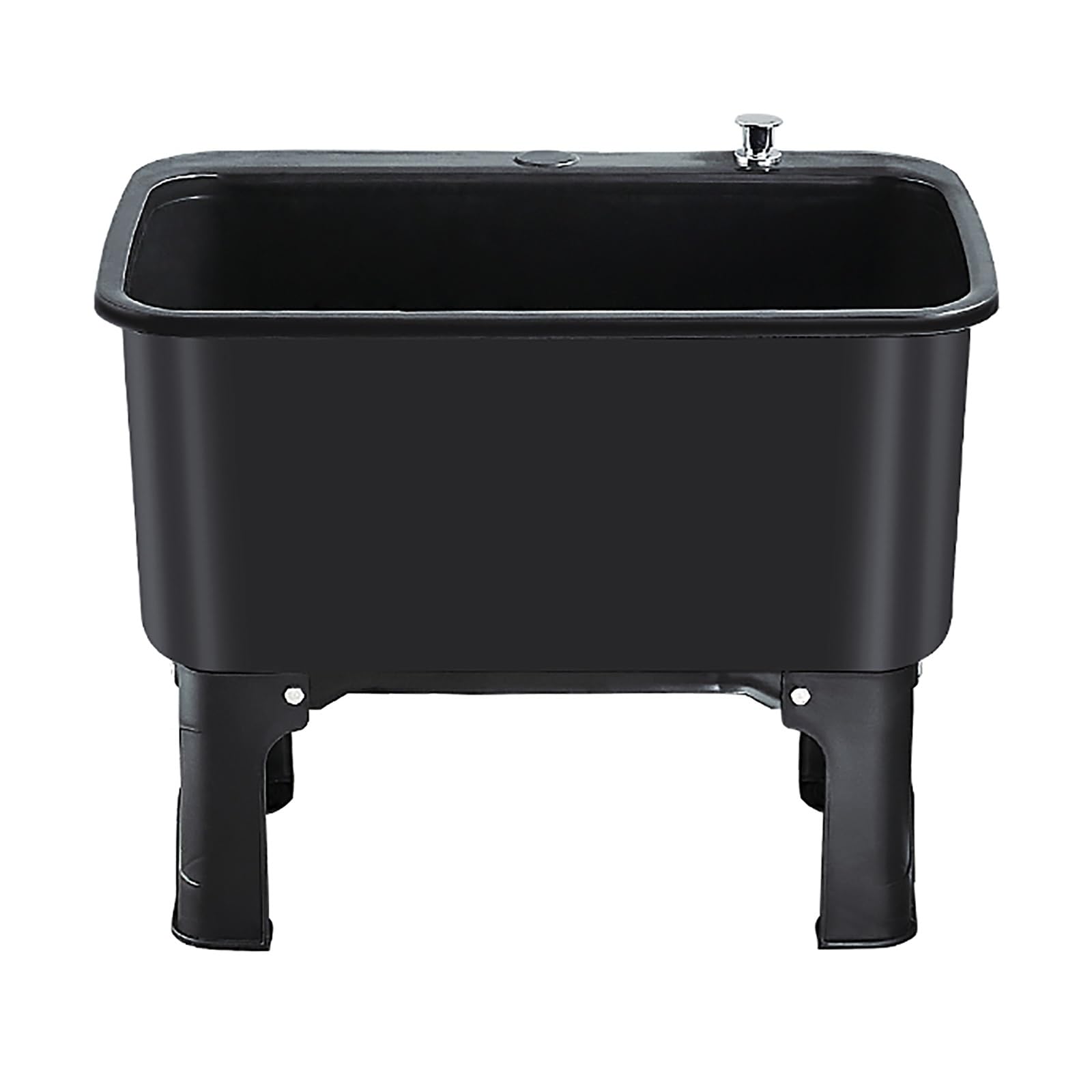 HCZKIUJY Kitchen Utility Sink,Plastic Mop Pool Sink Freestanding Utility Catering with Drain for Kitchen Bathroom Restaurant Farmhouse Laundry Sink (Black-40x60x46.5cm)