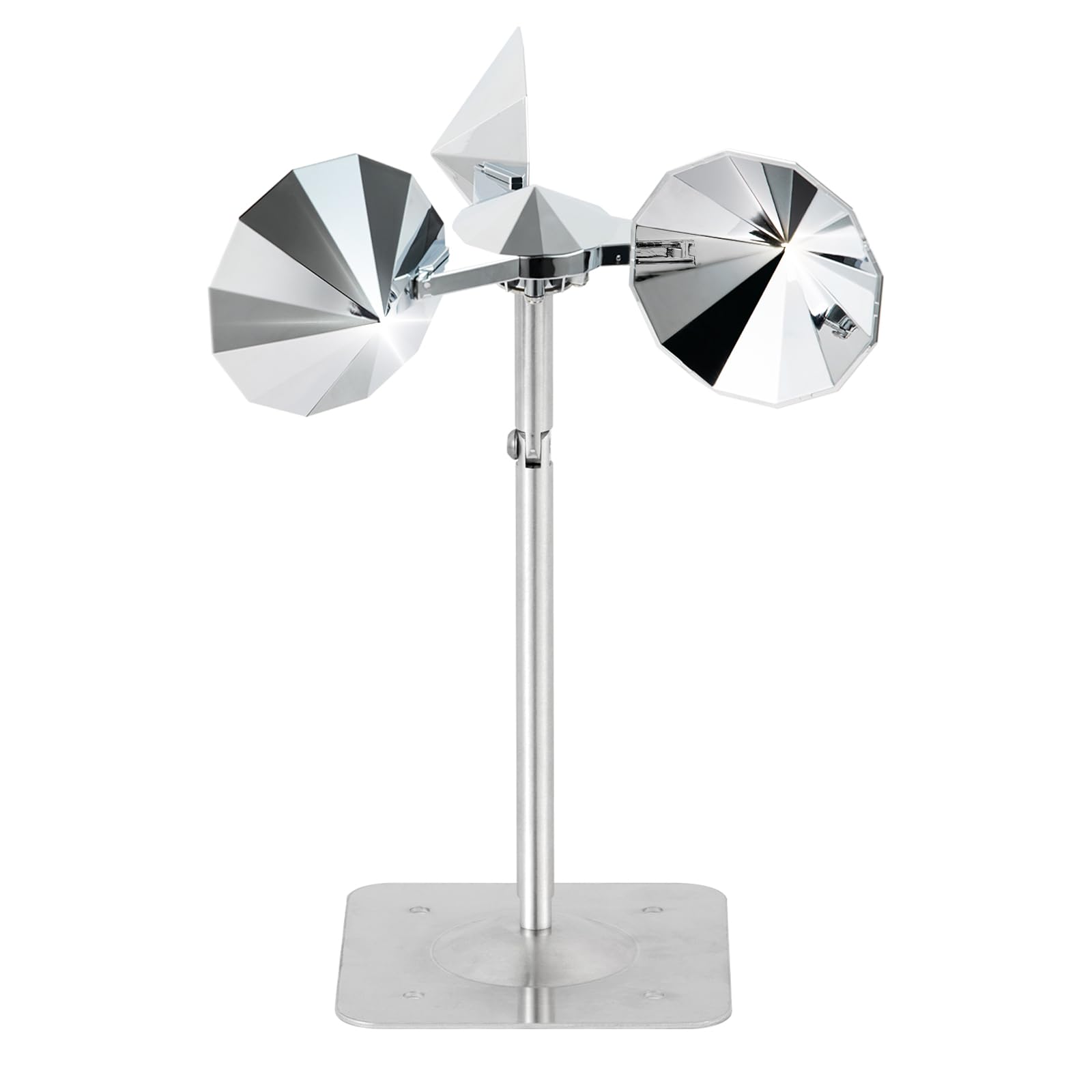 OFFO Anti Pigeon,Effaroucheur Oiseaux pour Balcon,Réflexion à 360°,Repulsif Pigeon avec Base en Aluminium,Effaroucheur Pigeons pour Jardin,Toit,Balcon