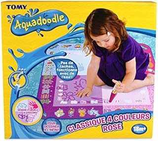 Aquadoodle Classic Large Water Doodle Mat, Official TOMY No Mess Colouring & Drawing Game, Suitable for Toddlers and Children - Boys & Girls 18 Months, 2, 3, 4+ Year Olds, Pink, T72371