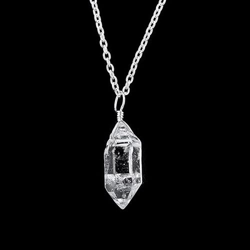 Miniatura 109 de Natural Raw Pink Ruby Rough Gemstone Handmade Dainty Pendant Necklace for Women Healing Crystals July Birthstone Birthday Gift for Her Silver Plated