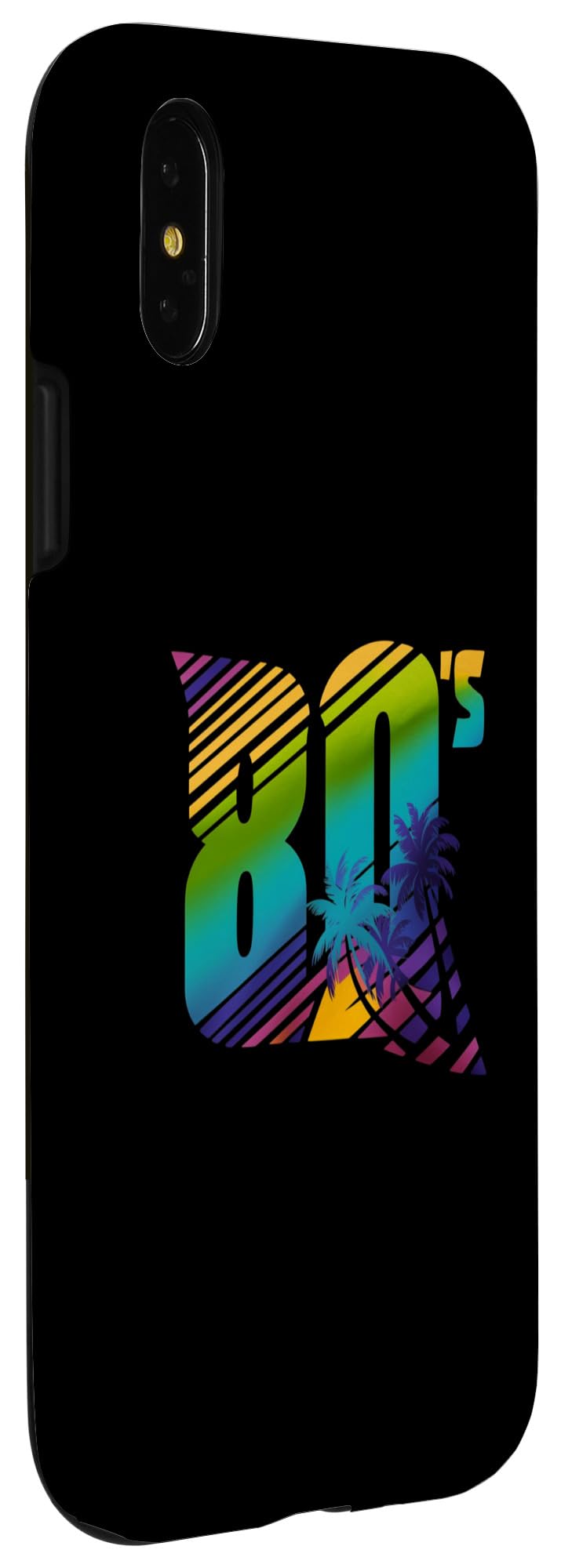 iPhone X/XS Retro Vintage 80's Music Shirt I Love 80s Music 80s Bands Case - Image 3