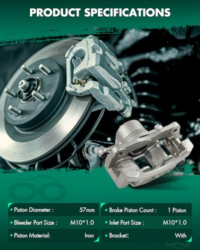 Image of SCITOO Front Left Brake Caliper With Bracket 19B3468 Compatible For Suzuki For SX4 2007-2013