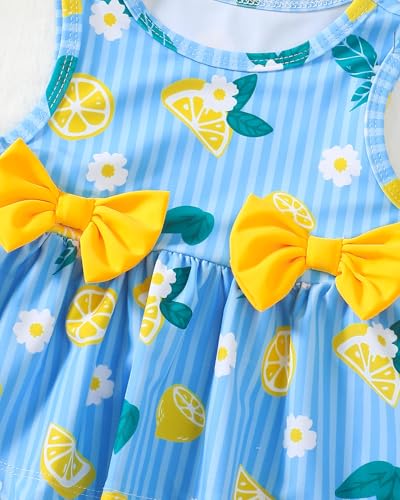 Image of Toddler Girl Swimsuit Baby Girl Bathing Suit Long Sleeve Floral Zipper One-Piece Rash Guard Swimsuit with Hat