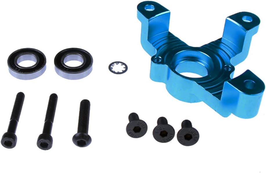 FLMLF CNC Metal Clutch Tripod Set Blue for 1/5 Hpi RV Km Baja 5B 5T 5SC Parts
