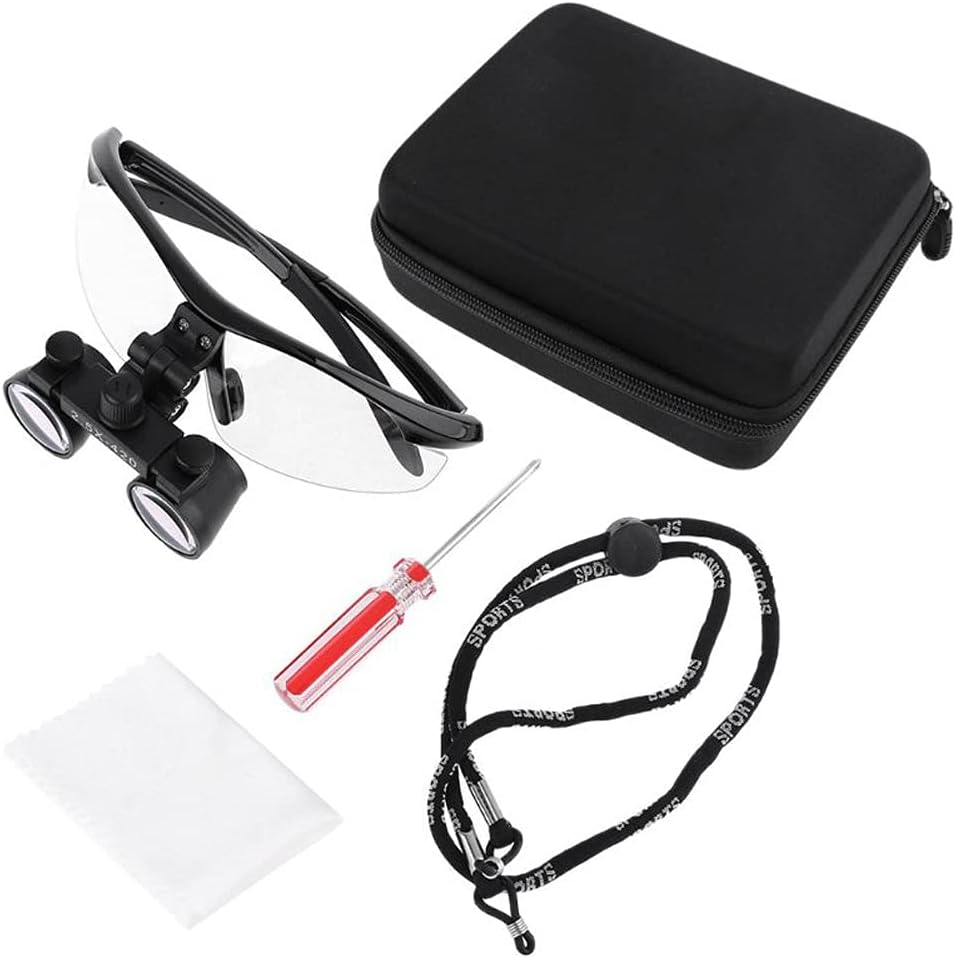 Dental Loupes 2.5X 3. Magnification Binocular Medical Magnifier Dentistry Surgical Optical Glass Lens Dentist