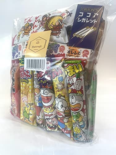 Assorted Japanese Junk Food Snack "Dagashi" Economical 34 Packs of 27 Types