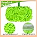UFOGIFF Thickened Heavy-Duty Chenille Mop Pads Compatible with Swiffer and All Other 10-12 Inch Mops,Reusable Wet & Dry Mop Refills,Machine Washable for Hardwood,Tile,Laminate Floors