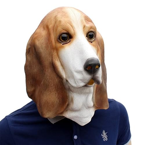 Máscara de Cachorro Halloween Dia Das Bruxas Festa A Fantasia