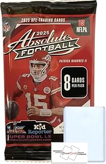 Football trading card retail pack