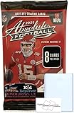 2025 Absolute Football NFL Retail Pack with 8 Trading Cards + Toploader + StreetCards Magnet! Look for The Kaboom Insert!