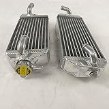 Left side & Right side of Aluminum Radiators For Kawasaki KX450 2019 2020 / KX450F 2016-2018 2016 2017 2018