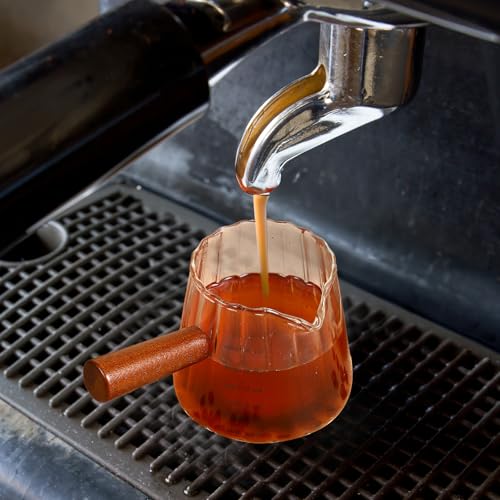 Set 4 vasos espresso 180 ml con mango de madera miniatura 6