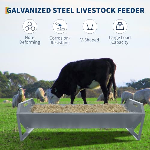 Garvee Livestock Feeder, 45.13" Hay Feeder for 10 Sheep Once by Garvee - Used condition - Image 3