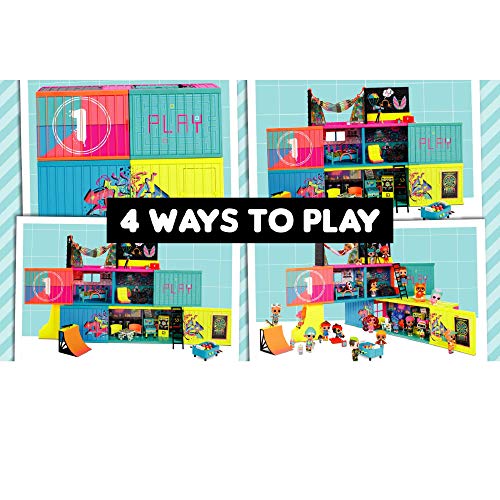 L.O.L. Surprise! Casa de Muñecas - Con Más de 40 Sorpresas, 2 Muñecas Exclusivas, 7 Zonas de Diversión, Cocina, Habitación, Patio, Cuarto de Juegos y Más, Con Muebles y Accesorios. Edad: 4+