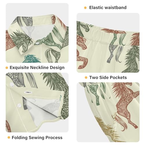 Image of visesunny Little Boys Short Sleeve T-Shirt Beach Shirts Casual Shorts Set Summer Clothes for Kids Outfits