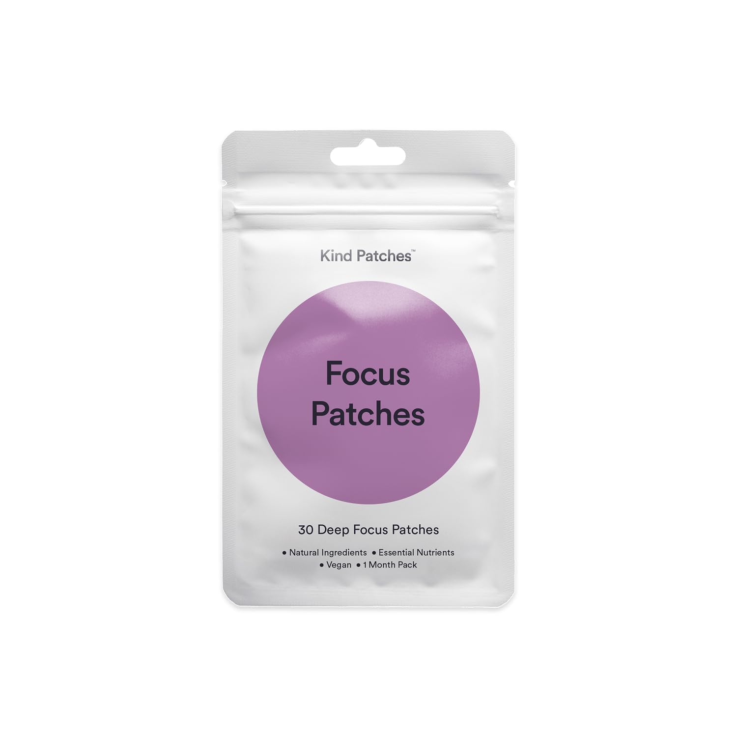 Kind Patches Focus Patches for Brain Clarity & Cognitive Support 30 Patches