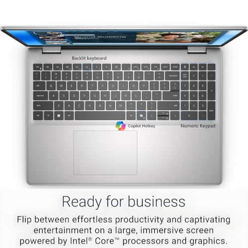 Image of Dell 16 Touchscreen Laptop for Business & Home Student, Intel Core 7 150U