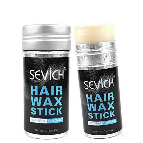 Hair Wax Stick Hairstyle Finishing Gel Stick Soft Hold Texture Creates, for Unisex 2.7Oz 75g