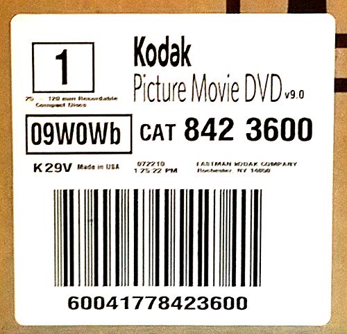 Amazon.com: Kodak Picture Movie DVD, 25 ct Pack for use with Kodak  