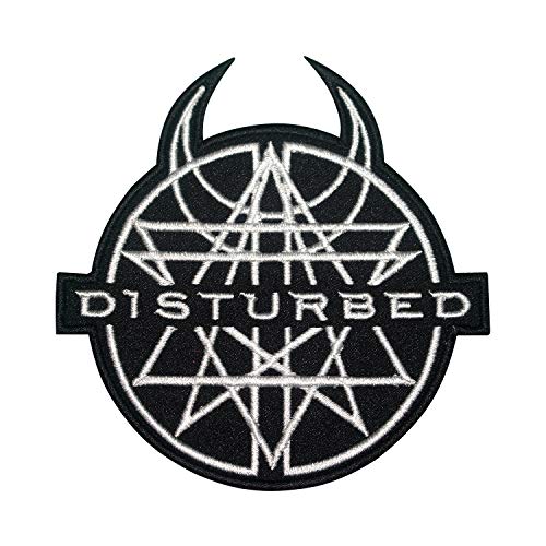 Disturbed Punk-Film-Flicken zum Aufbügeln oder Aufnähen, Stickerei, Cartoon-Aufnäher
