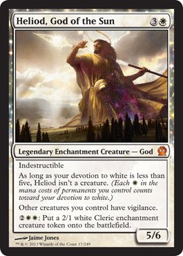 Magic The Gathering - Heliod, God of The Sun (17/249) - Theros
