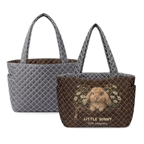 Bolso Tote Satchel para Mujer Lotusorchid con Bolsillos miniatura 1