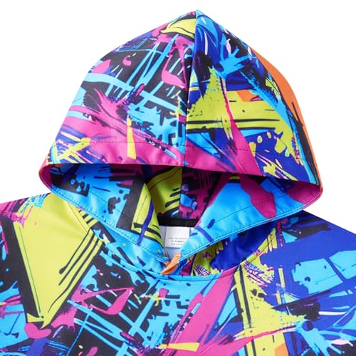 Image of Belovecol Boys Hoodies 3D Printed Hooded Sweatshirts with Pocket for 6-16Y | Pullover Hooded Style Pattern All-over Printed Long Sleeve Non-Fleece Soft Lightweight Tops for Kids