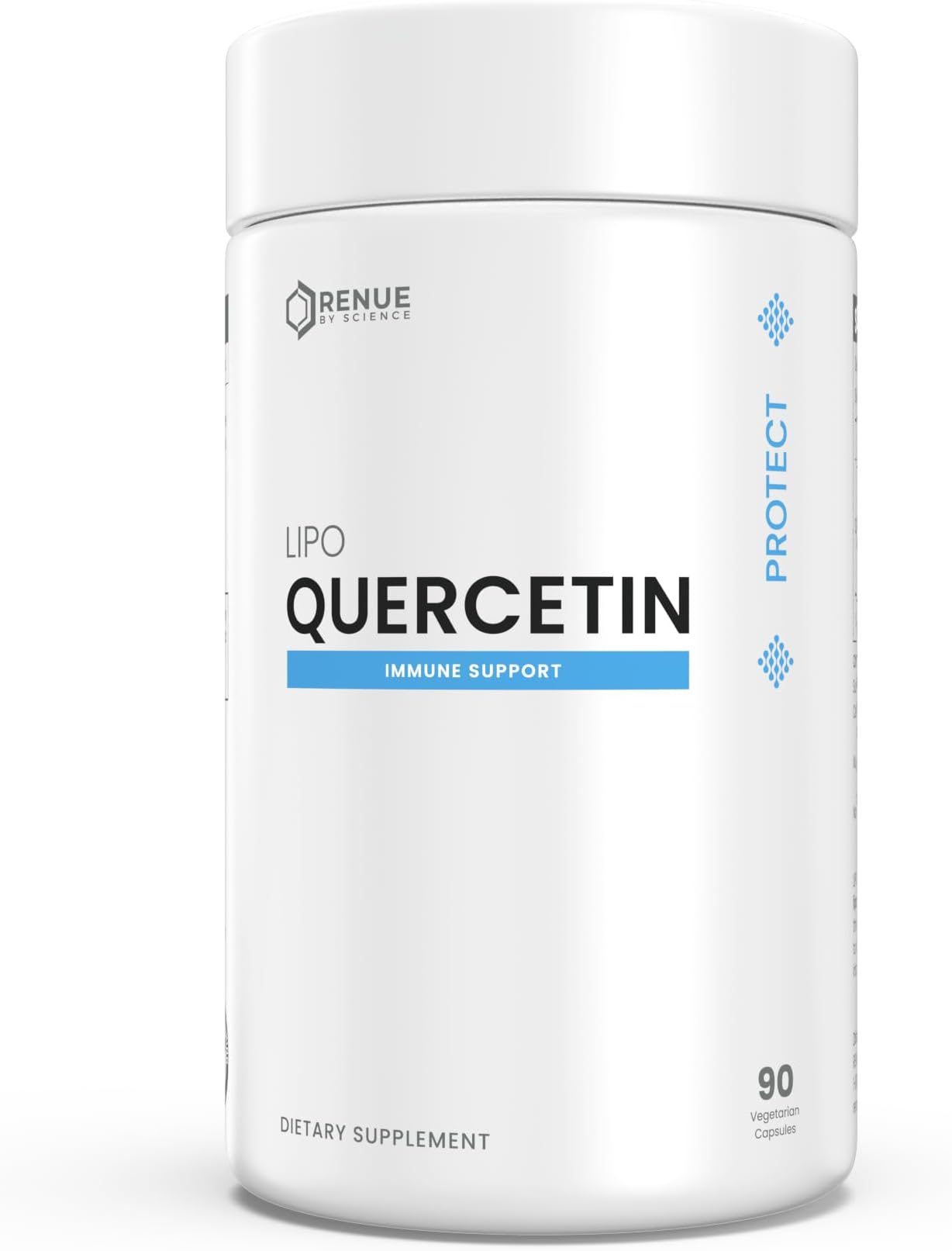 Renue By Science Quercetin | High Strength Liposomal Quercetin Supplements | 90 Quercitin Capsules - 150mg Quercetin per Serving | Non-GMO | Made in the USA & Third-Party Tested