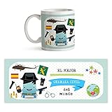 examen sargento guardia civil 2019 👨‍🏫 Original taza de café para regalar a un super guardia civil. Ideal para tomar el café en la oficina o para desayunar en casa. Regalo original de cumpleaños, licenciatura, aniversario, graduación, amigo invisible, navidad o incluso felicitar la jubilación.