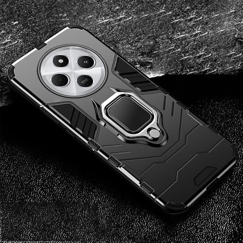Image of SPAZY CASE Redmi 14C 5G Back Cover | Dual Layer Armor Defender Full Body Protective + PC Hybrid Kickstand Back Case for Redmi 14C 5G