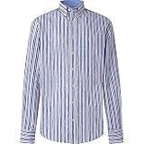 Estilo informal Hackett London Printed Stripe Camisa, 5acblue/Red, M para Hombre
