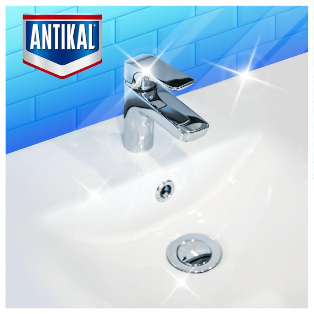 Antikal - Gel antical para cuarto de baño, 750 ml x 15 | Tecnología antigoteo. Elimina hasta el 99.99% de la piedra caliza, fragancia clásica