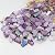 Mosaic Tiles 200 g Pack of Crystal Glass Mosaic Mosaic Tile Supplies for Home Decoration, DIY Crafts, Plates, Picture Frames, Flowerpots –Irregular Tiles (Purple)