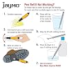 Jaymo Replacement for Cross Selectip 8521 - Measures 4.375 in / 111 mm Long - Gel Rolling Ball Pen Refill - 12 Blue