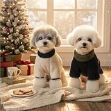 Winter-Overall-Mantel Für Hunde Mit Reißverschluss Hinten, Fleece Warm Hundemantel Winter, Waterproof Hundeoverall Mit Beinen Für Kleine Mittlere Hunde (Dunkelblau,S)