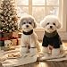 Winter-Overall-Mantel Für Hunde Mit Reißverschluss Hinten, Fleece Warm Hundemantel Winter, Waterproof Hundeoverall Mit Beinen Für Kleine Mittlere Hunde (Dunkelblau,S)