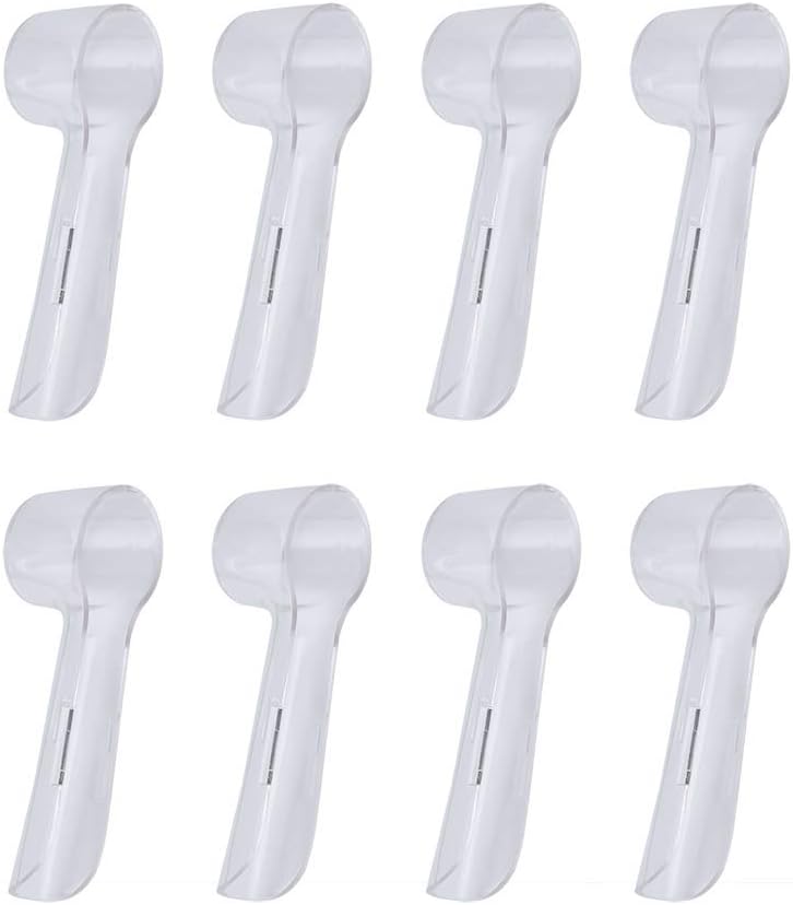 8 Pack Cover for Protecting Oral-B Replacement Brush Heads Electric Toothbrush | Convenient for Travel and More Sanitary to Keep Germs Dust Away for Better Health by HSYTEK