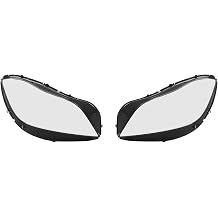 Left & Right Headlight Lens Covers, Headlamp Lens Cover for 2015-2018 CLS W218 Clear PC Injection-Molded, Direct Replacement for CLS W218 Vehicle Owners