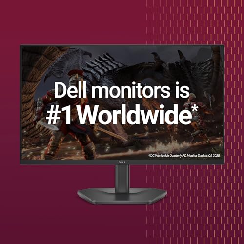 Image of Dell SE2426HG 24 inch (Smartchoice) FHD Gaming Monitor | 240Hz Fast IPS | 0.5ms Response | AMD FreeSync Premium | HDR10 | 99% sRGB | Eye Comfort | Tilt Stand | HDMI 2.1 & DP 1.4 Ports | Black
