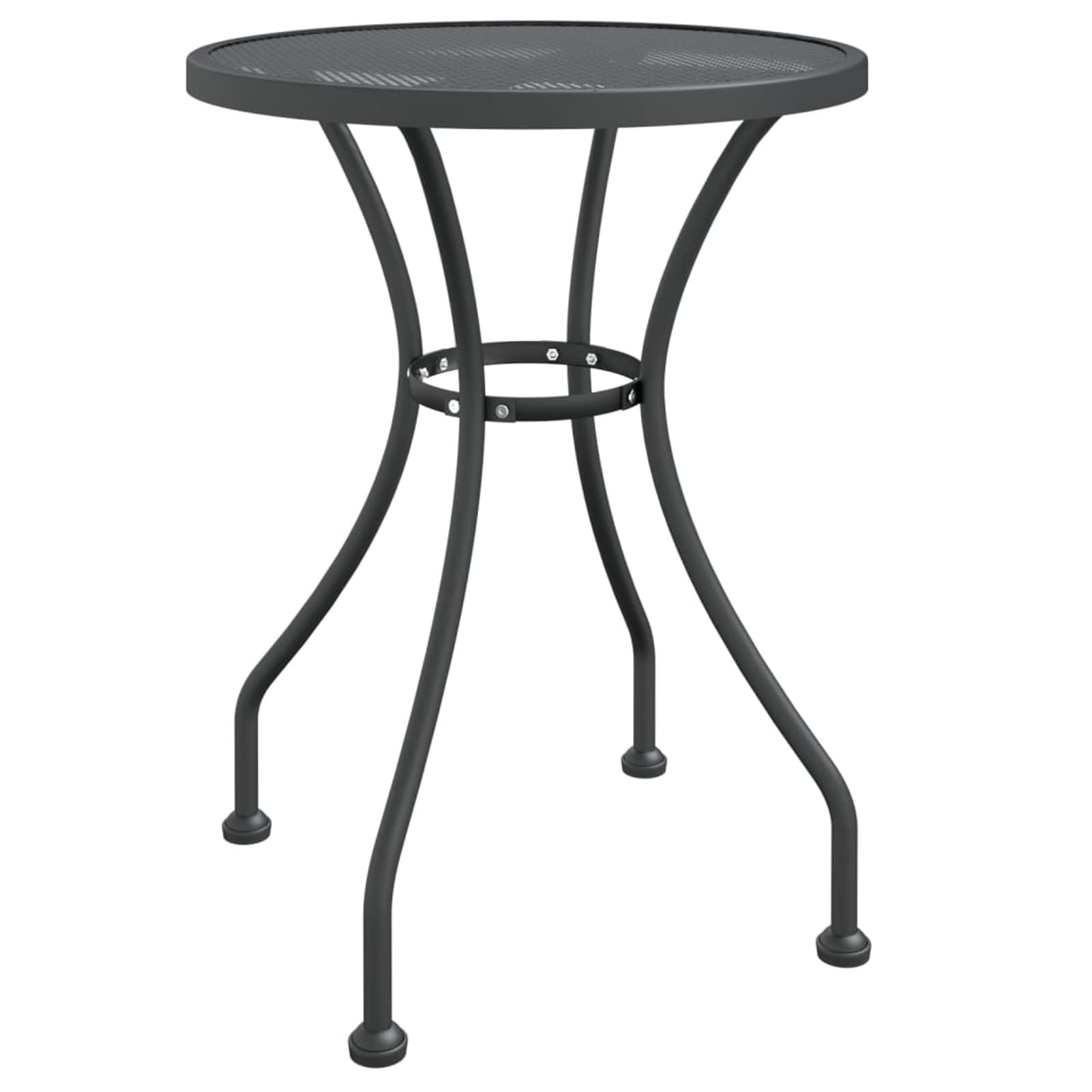 Set de Comedor de jardín 5 pzas Conjunto Mesa y sillas Jardin Mesa Comedor Exterior Muebles para Patio Malla Metal expandido Antracita 3084708