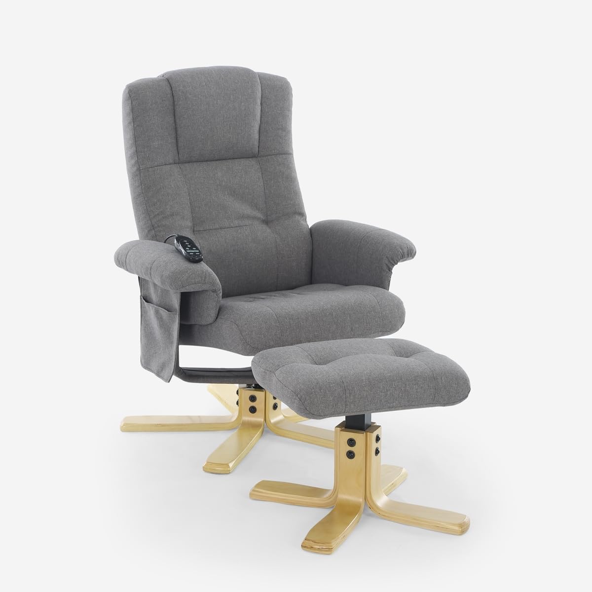 Produce Shop Sillón Relax ergonómico con Masaje, Calor y reposapiés Nairo