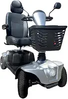 Scooter Elétrica CS Dobrável até 150Kg Assento 45cm Dellamed