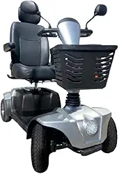 Scooter Elétrica CS Dobrável até 150Kg Assento 45cm Dellamed