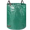 32/72/80 Gallons Of Reusable Heavy-Duty Garden Garbage Bags Garden Tote Bag Debris Container, Pop-Up Straw Box, Landscape Pond Leaf Collector 32 Gallons