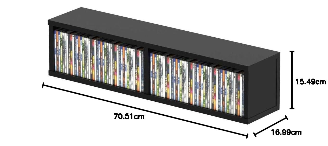 Image secondaire de Boîte de Rangement Glorious CD Box 90 - Noir pour 90 Disques